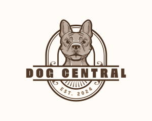 Bulldog Dog Pet logo design