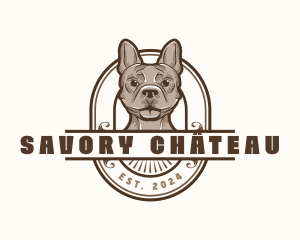 Bulldog Dog Pet logo design