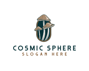 Mushroom Fungi Nature logo design