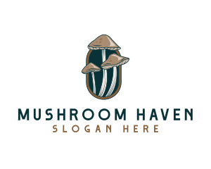 Mushroom Fungi Nature logo