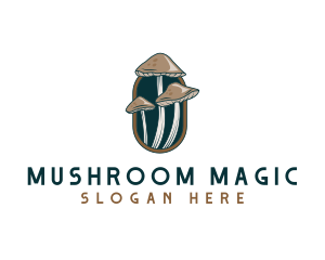 Mushroom Fungi Nature logo