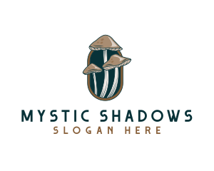 Mushroom Fungi Nature logo design