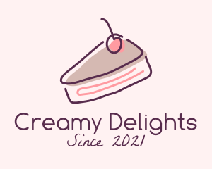 Cheesecake Cake Slice logo