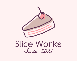 Cheesecake Cake Slice logo