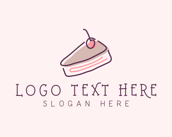 Cherry Cake Dessert logo