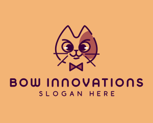 Cat Bow Tie  logo