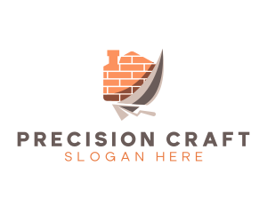 Brick Trowel Masonry logo design