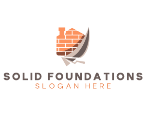 Brick Trowel Masonry logo design