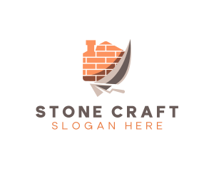 Brick Trowel Masonry logo design