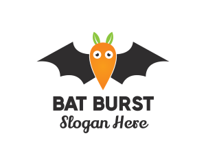 Carrot Bat Cartoon logo