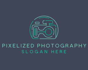 Digital Camera Aquarium logo design