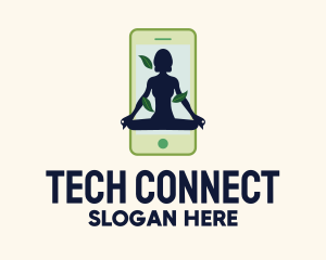 Online Smartphone Yoga Instructor logo