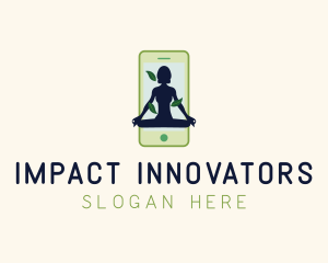 Online Smartphone Yoga Instructor logo