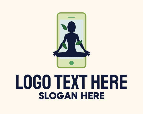 Online Smartphone Yoga Instructor logo