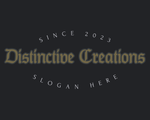 Classic Gothic Business logo design