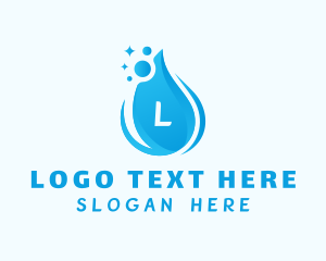 Droplet Cleaning Lettermark logo