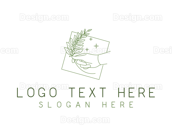 Floral Hand Spa Logo