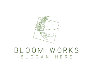 Floral Hand Spa logo design