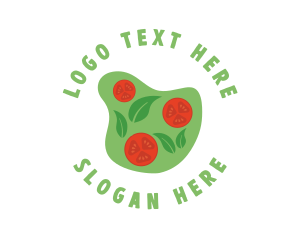 Vegetables - Healthy Salad Restaurant logo design