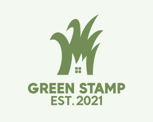 Green House Lawn Care  logo design