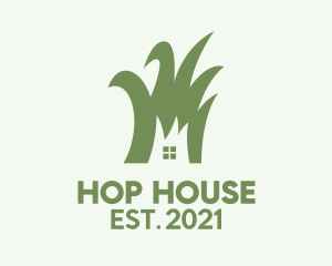 Green House Lawn Care  logo design