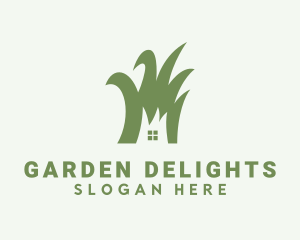 Green House Lawn Care  logo design