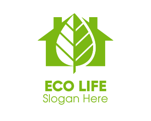 Green Leaf Home logo design