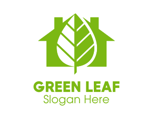 Green Leaf Home logo design
