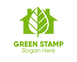 Green Leaf Home logo design