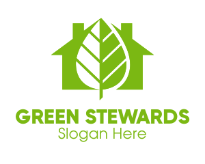 Green Leaf Home logo design