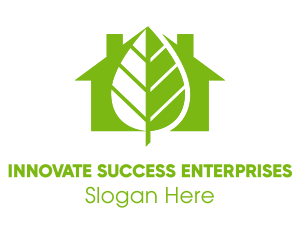 Green Leaf Home logo design