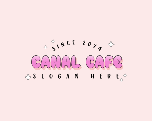 Fun Bubbly Cafe logo design