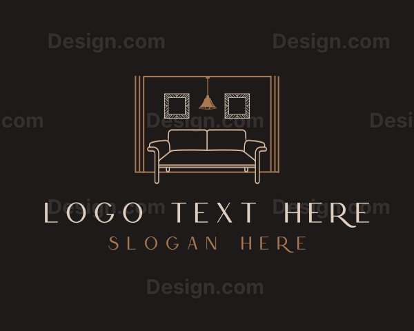 Sofa Lounge Furniture Logo