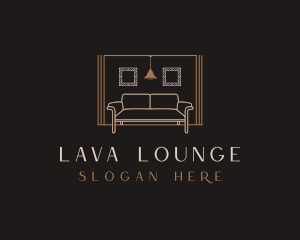 Sofa Lounge Furniture logo design