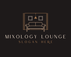 Sofa Lounge Furniture logo design