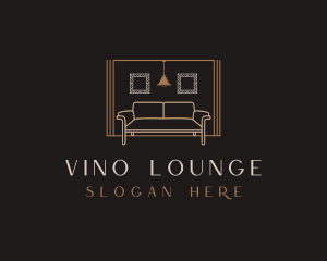 Sofa Lounge Furniture logo design