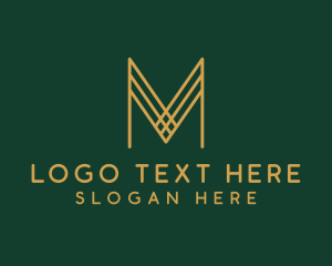 Premium Luxury Letter M Business logo