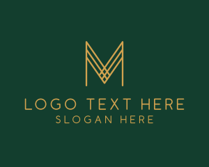 Premium Luxury Letter M Business logo