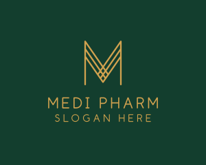 Premium Luxury Letter M Business logo design