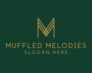 Premium Luxury Letter M Business logo design