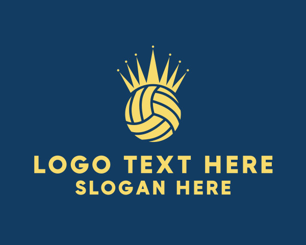 Volleyball Tournament logo example 2