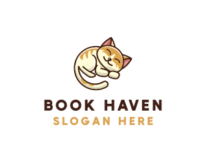 Pet Cat Vet logo design