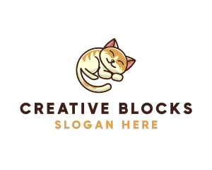 Pet Cat Vet logo design