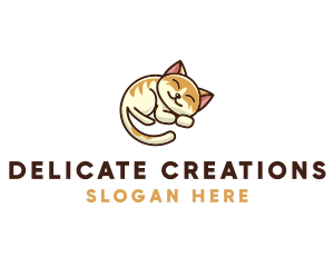 Pet Cat Vet logo design