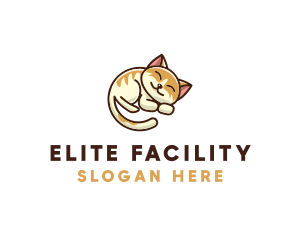 Pet Cat Vet logo design