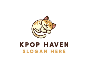 Pet Cat Vet logo design