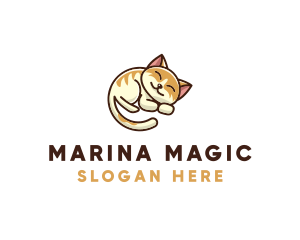 Pet Cat Vet logo design