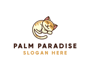 Pet Cat Vet logo design