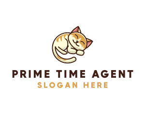 Pet Cat Vet logo design