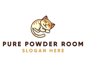 Pet Cat Vet logo design